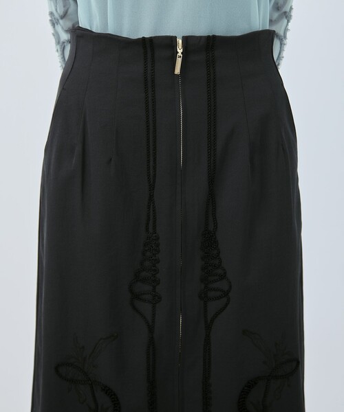 MURRAL/ミューラル】別注Cucurbita embroidered skirt/ククビタエン