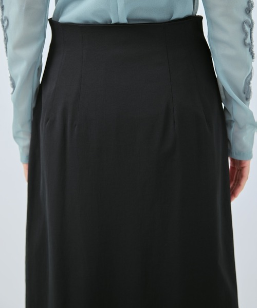 MURRAL(ミューラル)の「【MURRAL/ミューラル】別注Cucurbita embroidered skirt/ククビタエンブロイダリースカート/Iライン(スカート・レディース・ブラック/ホワイト・1/2)」の14枚目の写真