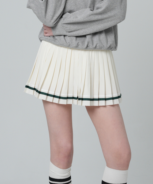 MONBIRDIE GOLF(モンバーディーゴルフ)の「アクティブラインプリーツスカートクリーム(スカート・レディース・Cream・MEDIUM/LARGE/SMALL)」の1枚目の写真