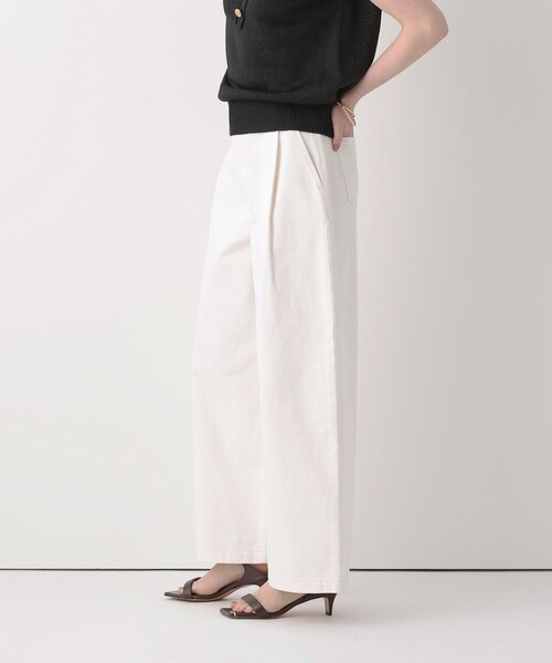 allureville(アルアバイル)の「ホワイトデニムワイドレッグパンツ(デニムパンツ・レディース・オフホワイト・2/1)」の8枚目の写真