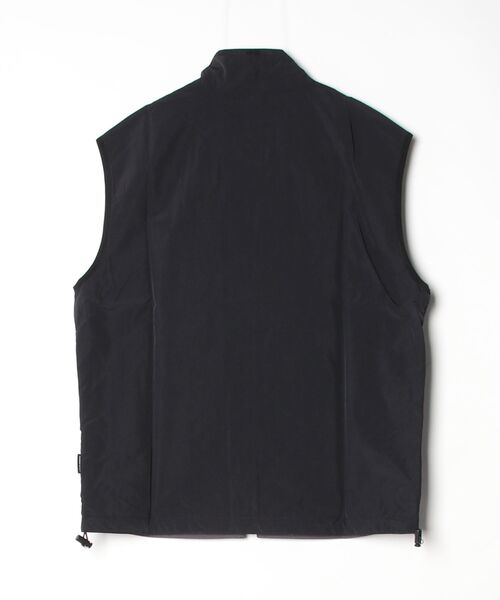 ADAM PATEK(アダムパテック)の「【ADAMPATEK/アダムパテック】light nylon reversible vest/ライトナイロンリバーシブルベスト(ベスト・メンズ・ブラック×グレー・1)」の2枚目の写真