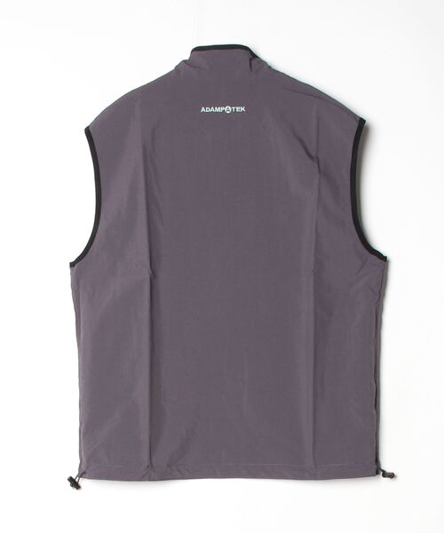 ADAM PATEK(アダムパテック)の「【ADAMPATEK/アダムパテック】light nylon reversible vest/ライトナイロンリバーシブルベスト(ベスト・メンズ・ブラック×グレー・1)」の4枚目の写真