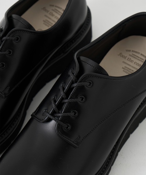 foot the coacher（フットザコーチャー）の「【foot the coacher / フットザコーチャー】HARDER(GLOXI CUT SOLE)（ドレスシューズ・メンズ・ブラック・9h/8h/7h）」の2枚目の写真