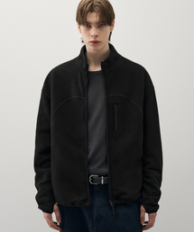 DRAW FIT（ドローフィット）の「カーブドツーウェイポーラフリースジャケット[ブラック]（その他アウター）」