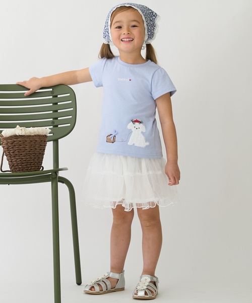 petit main（プティマイン）の「チュールスカート（スカート・キッズ・ライトピンク/チャコール/オフホワイト・100cm/130cm/110cm/120cm/80ｃｍ/90cm）」の13枚目の写真