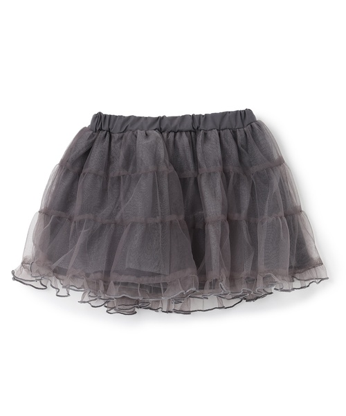 petit main（プティマイン）の「チュールスカート（スカート・キッズ・ライトピンク/チャコール/オフホワイト・100cm/130cm/110cm/120cm/80ｃｍ/90cm）」の10枚目の写真