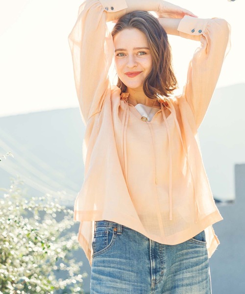SOMETHING(サムシング)の「ELSAルーズストレート(デニムパンツ・レディース・ブルー系・S/M)」の7枚目の写真