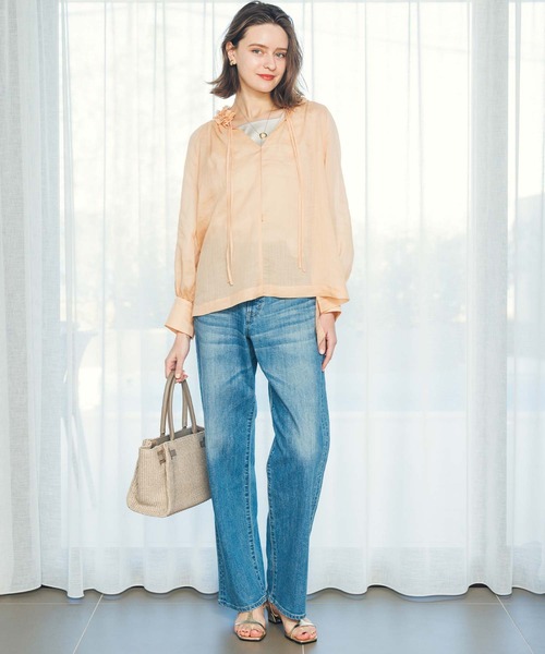 SOMETHING(サムシング)の「ELSAルーズストレート(デニムパンツ・レディース・ブルー系・S/M)」の9枚目の写真