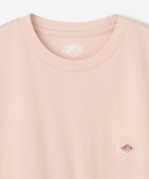 DANTON(ダントン)の「DANTON | クルーネックTシャツ SOLID WOMEN(Tシャツ/カットソー・レディース・ブラック/ピンク/ホワイト・M/S)」の6枚目の写真