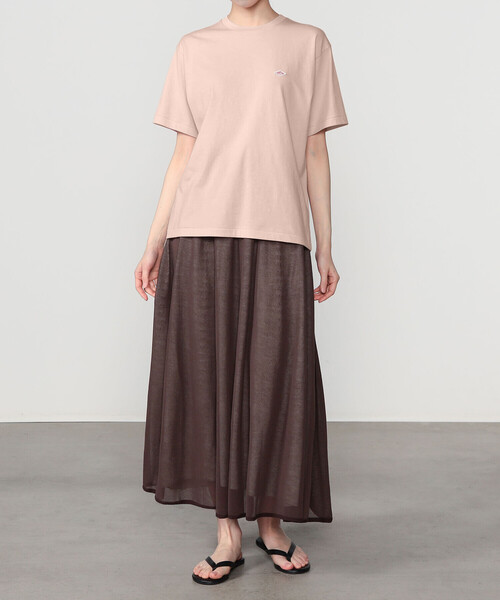 DANTON(ダントン)の「DANTON | クルーネックTシャツ SOLID WOMEN(Tシャツ/カットソー・レディース・ブラック/ピンク/ホワイト・M/S)」の13枚目の写真