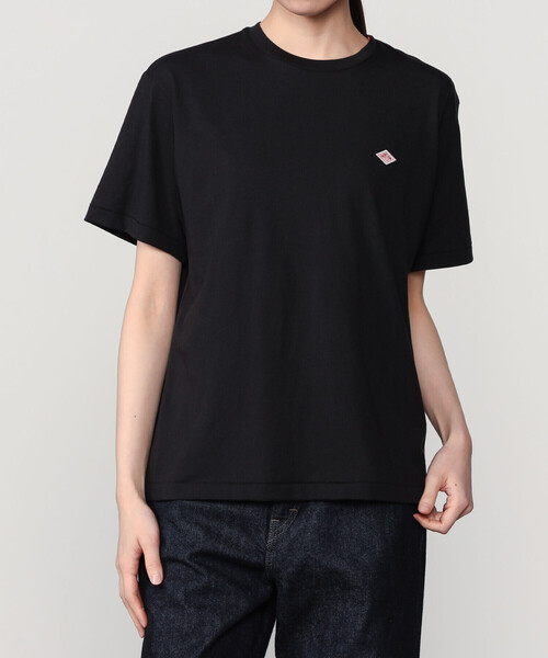 DANTON(ダントン)の「DANTON | クルーネックTシャツ SOLID WOMEN(Tシャツ/カットソー・レディース・ブラック/ピンク/ホワイト・M/S)」の3枚目の写真