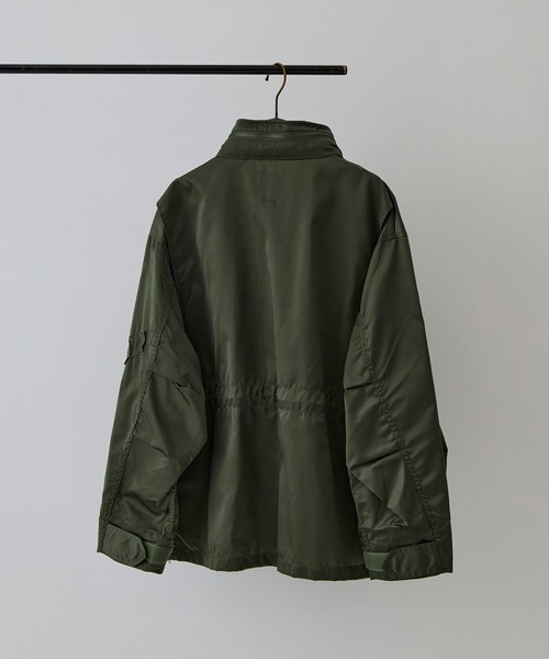 RhodolirioN（ロドリリオン）の「[RhodolirioN/ロドリリオン]M-65 Type Field Jacket - Military Twill（ミリタリージャケット・レディース・ブラック/カーキ・0）」の3枚目の写真