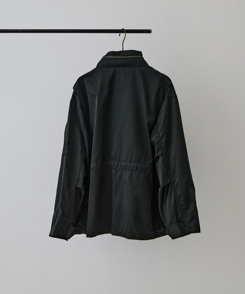 RhodolirioN（ロドリリオン）の「[RhodolirioN/ロドリリオン]M-65 Type Field Jacket - Military Twill（ミリタリージャケット・レディース・ブラック/カーキ・0）」の5枚目の写真