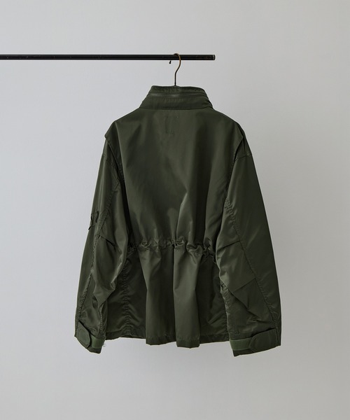 RhodolirioN（ロドリリオン）の「[RhodolirioN/ロドリリオン]M-65 Type Field Jacket - Military Twill（ミリタリージャケット・レディース・ブラック/カーキ・0）」の4枚目の写真