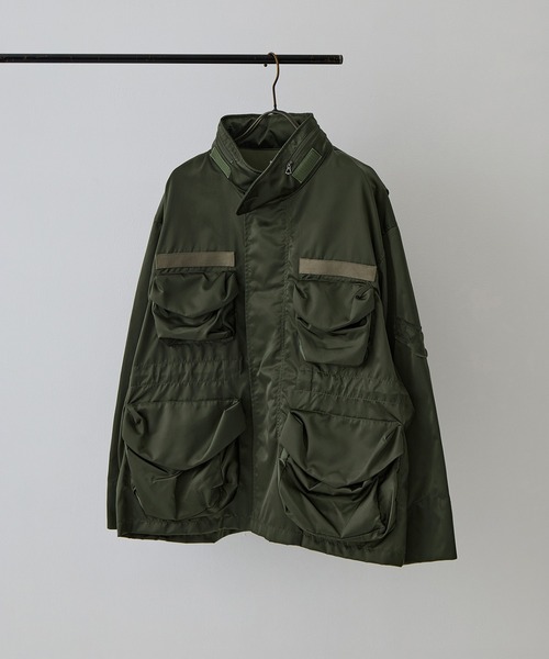 RhodolirioN（ロドリリオン）の「[RhodolirioN/ロドリリオン]M-65 Type Field Jacket - Military Twill（ミリタリージャケット・レディース・ブラック/カーキ・0）」の10枚目の写真