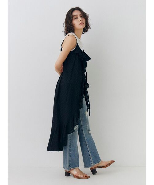 Ungrid（アングリッド）の「カットワークフリルデザインキャミソール（キャミソール・レディース・ブラック/パープル/オフホワイト・FREE）」の18枚目の写真