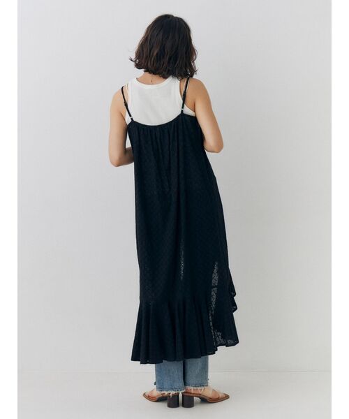 Ungrid（アングリッド）の「カットワークフリルデザインキャミソール（キャミソール・レディース・ブラック/パープル/オフホワイト・FREE）」の17枚目の写真