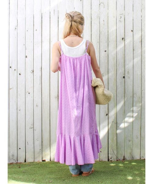 Ungrid（アングリッド）の「カットワークフリルデザインキャミソール（キャミソール・レディース・ブラック/パープル/オフホワイト・FREE）」の15枚目の写真