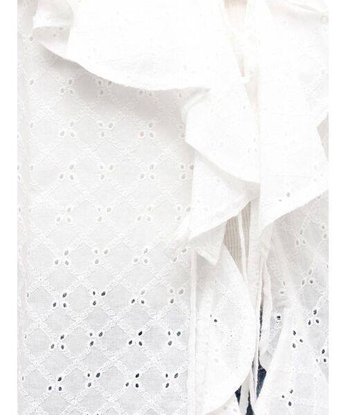 Ungrid（アングリッド）の「カットワークフリルデザインキャミソール（キャミソール・レディース・ブラック/パープル/オフホワイト・FREE）」の11枚目の写真