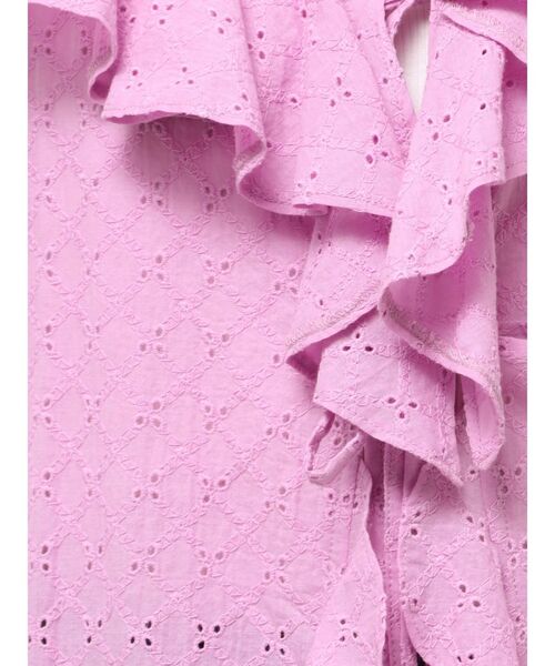 Ungrid（アングリッド）の「カットワークフリルデザインキャミソール（キャミソール・レディース・ブラック/パープル/オフホワイト・FREE）」の12枚目の写真