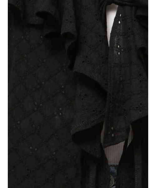 Ungrid（アングリッド）の「カットワークフリルデザインキャミソール（キャミソール・レディース・ブラック/パープル/オフホワイト・FREE）」の13枚目の写真