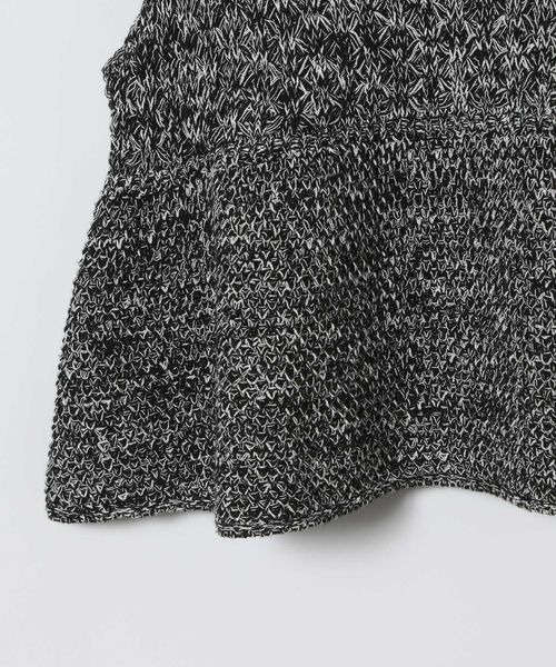 JEANASIS（ジーナシス）の「2WAYコットンメランジニットNS/672140（ベスト・レディース・イエロー系その他/ライトグレー系/ブラック系その他・FREE）」の5枚目の写真