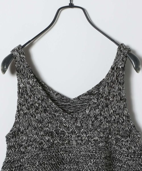 JEANASIS（ジーナシス）の「2WAYコットンメランジニットNS/672140（ベスト・レディース・イエロー系その他/ライトグレー系/ブラック系その他・FREE）」の11枚目の写真