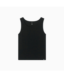 BASIC U-NECK SLEEVELESS, BLACK