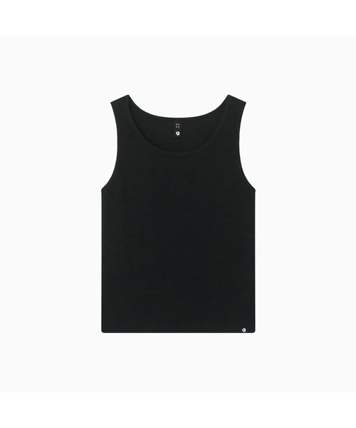 OHESHIO(オヘシオ)の「BASIC U-NECK SLEEVELESS, BLACK(Tシャツ/カットソー・レディース・その他・FREE)」の1枚目の写真