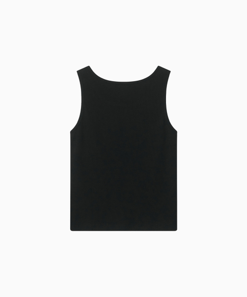 OHESHIO(オヘシオ)の「BASIC U-NECK SLEEVELESS, BLACK(Tシャツ/カットソー・レディース・その他・FREE)」の6枚目の写真