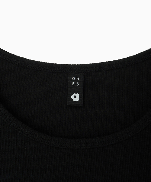 OHESHIO(オヘシオ)の「BASIC U-NECK SLEEVELESS, BLACK(Tシャツ/カットソー・レディース・その他・FREE)」の7枚目の写真