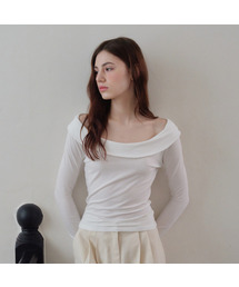 MAGNET ARCHIVE（マグネット アーカイブ）の「Tie Long Tee (Ivory)（Tシャツ/カットソー）」