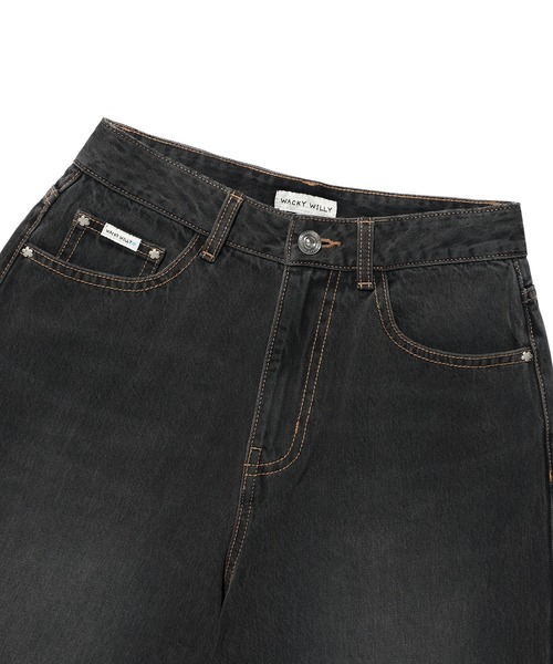 Wacky WiLLy（ワッキーウィリー）の「WOMEN DENIM BERMUDA PANTS（その他パンツ・レディース・ブラック/ブルー・SMALL/MEDIUM）」の5枚目の写真