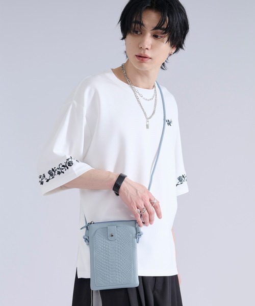 Ellno Loset（エルノロゼット）の「python mini shoulder bag/パイソンミニショルダーバッグ（ショルダーバッグ・メンズ・ブラック/ブルー系その他・FREE）」の10枚目の写真