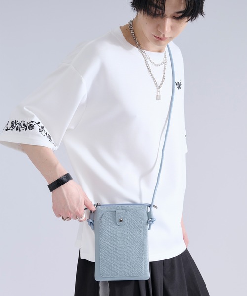 Ellno Loset（エルノロゼット）の「python mini shoulder bag/パイソンミニショルダーバッグ（ショルダーバッグ・メンズ・ブラック/ブルー系その他・FREE）」の9枚目の写真