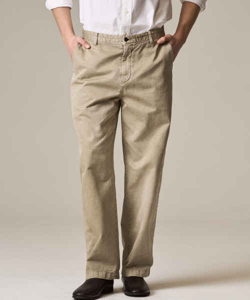 RISE&BELOW(ライズアンドビロー)の「ガーメントダイ302ST HBTチノパンツ KHAKI(その他パンツ・メンズ・その他・30/32/34/36)」の7枚目の写真