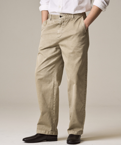 RISE&BELOW(ライズアンドビロー)の「ガーメントダイ302ST HBTチノパンツ KHAKI(その他パンツ・メンズ・その他・30/32/34/36)」の8枚目の写真