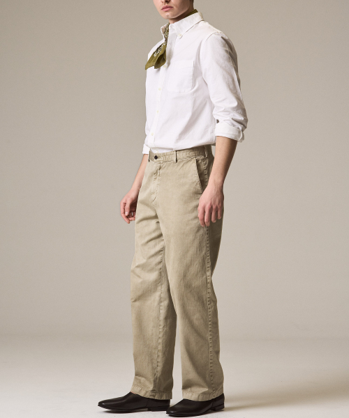 RISE&BELOW(ライズアンドビロー)の「ガーメントダイ302ST HBTチノパンツ KHAKI(その他パンツ・メンズ・その他・30/32/34/36)」の3枚目の写真