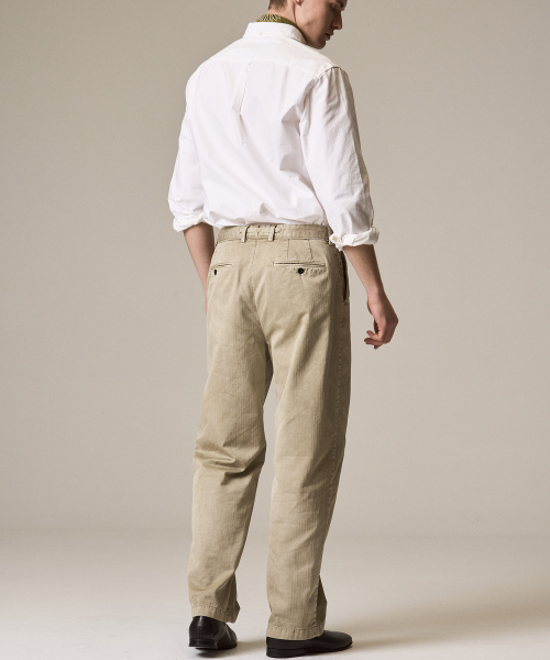 RISE&BELOW(ライズアンドビロー)の「ガーメントダイ302ST HBTチノパンツ KHAKI(その他パンツ・メンズ・その他・30/32/34/36)」の4枚目の写真