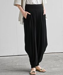レーヨンボリュームタックパンツ