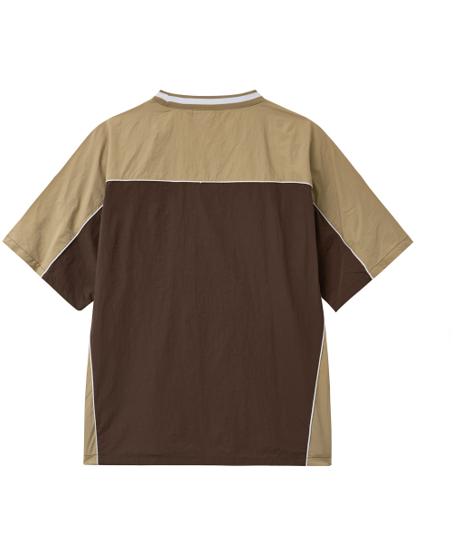 YALE(イェール)の「64 ブルドッグス ベースボールクルーネックナイロンTシャツ_ブラウン(Tシャツ/カットソー・レディース・その他・SMALL/MEDIUM/LARGE/X-LARGE)」の3枚目の写真
