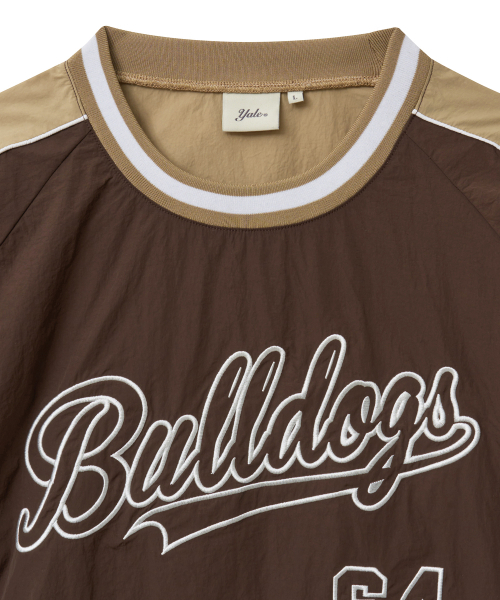 YALE(イェール)の「64 ブルドッグス ベースボールクルーネックナイロンTシャツ_ブラウン(Tシャツ/カットソー・レディース・その他・SMALL/MEDIUM/LARGE/X-LARGE)」の4枚目の写真
