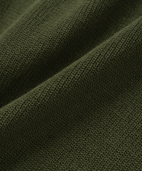 KNITTED(ニッティド)の「クールエバー ヘンリーネック 半袖ニット オリーブ(ニット/セーター・メンズ・その他・MEDIUM/LARGE/X-LARGE)」の5枚目の写真