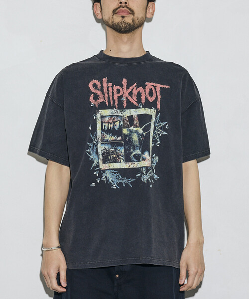 FREAK'S STORE（フリークスストア）の「【EXCLUSIVE】ヴィンテージライク Slipknot グラフィックTシャツ/スリップノット（Tシャツ/カットソー・メンズ・ブラック・MEDIUM/LARGE/X-LARGE）」の11枚目の写真
