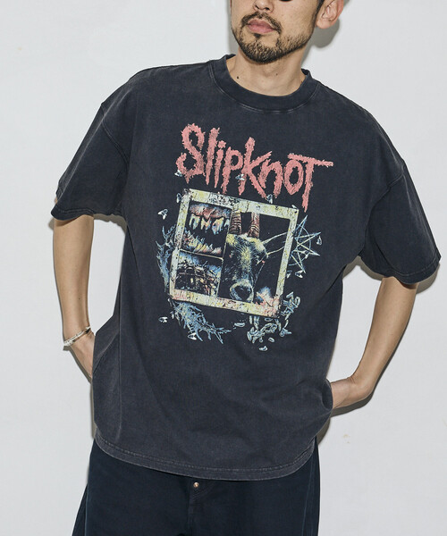 FREAK'S STORE（フリークスストア）の「【EXCLUSIVE】ヴィンテージライク Slipknot グラフィックTシャツ/スリップノット（Tシャツ/カットソー・メンズ・ブラック・MEDIUM/LARGE/X-LARGE）」の12枚目の写真