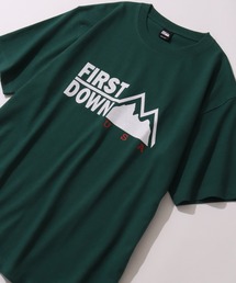 FIRST DOWN | 【FIRST DOWN USA/ファーストダウンユーエスエー】LOGO PRINT S/S TEE/ロゴプリント 半袖Tシャツ(Tシャツ/カットソー)
