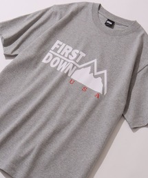 【FIRST DOWN USA/ファーストダウンユーエスエー】LOGO PRINT S/S TEE/ロゴプリント 半袖Tシャツ