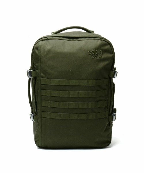 CABINZERO（キャビンゼロ）の「【CABINZERO/キャビンゼロ】 MILITARY 44L / バックパック リュック（バックパック/リュック・メンズ・ブラック/ダークグリーン・FREE）」の2枚目の写真