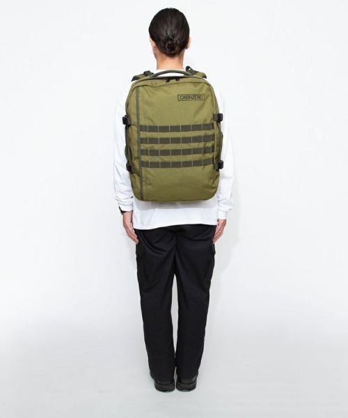 CABINZERO（キャビンゼロ）の「【CABINZERO/キャビンゼロ】 MILITARY 44L / バックパック リュック（バックパック/リュック・メンズ・ブラック/ダークグリーン・FREE）」の21枚目の写真