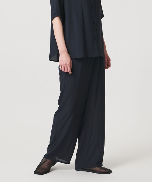 MARW UNITED ARROWS(マルゥ ユナイテッドアローズ)の「<MARW UNITED ARROWS>シフォン ギャザー パンツ(その他パンツ・レディース・ブラック・36/38)」の2枚目の写真